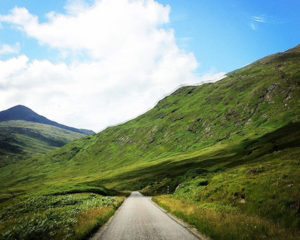 Stunning highland scenery